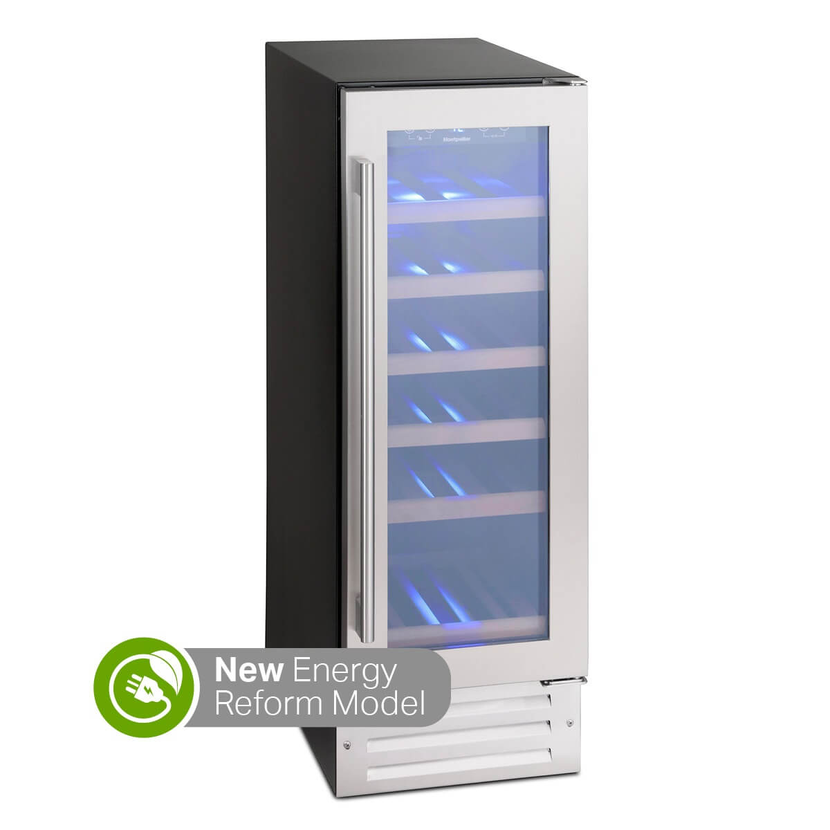 Montpellier WC19X - 19 Bottles - Single Zone - Wine Cooler - 295 mm Wide