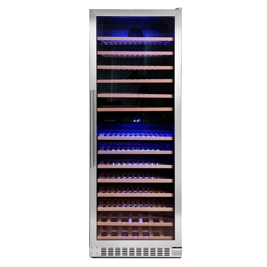 Montpellier WC181X - 181 Bottles - Dual Zone - Freestanding Wine Cooler - 655 mm Wide